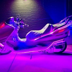 マジェスティ　sg03j 整備済　フルカスタム　Bluetooth 6発　LEDの画像