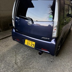 ダイハツ　ムーヴカスタムRSターボ　車高調、マフラー　乗って帰れますの画像