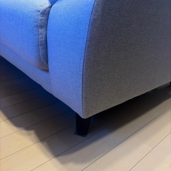 3/19処分予定　ニトリ　2人掛けソファの画像