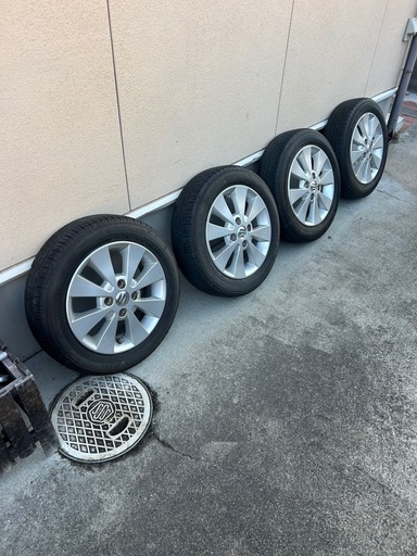 14インチスズキ純正アルミタイヤ155/65/14