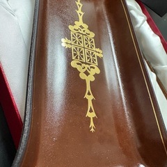 鴻池製作所　本革トレー　ペーパーカッター
の画像