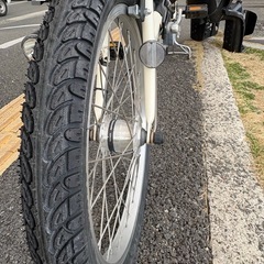 中古20㌅Panasonic電動アシスト自転車　13.2Ah4点灯　大阪　088の画像