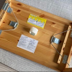 折りたたみテーブル　机　木製の画像