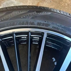 レクサス 19インチ ホイールセット245/45R19の画像