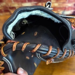 【硬式用キャッチャーミット】Rawlings 湯揉み型付け済み 美品の画像