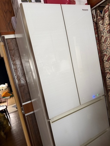 2019年製 Panasonic 大型冷蔵庫 505L NR-JD5103V-W ナノイー搭載 自動製氷