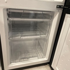 美品　2024購入　アイリスオーヤマ 冷蔵庫 142L 冷凍室52L 右開き 静音 ブラック IRSD-14A-Bの画像