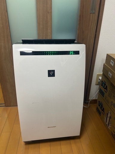 【除加湿空気清浄機】SHARPプラズマクラスター
