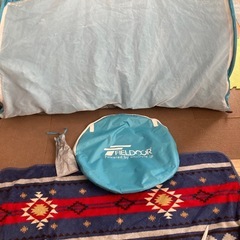 フィールドドアサンシェードポップアップテント縦130横130高さ130cmの画像