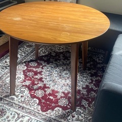円形ダイニングテーブル(天板90cm)の画像