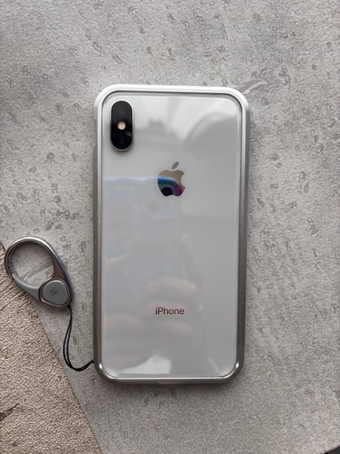 iPhone X 256GB シルバー 本体 FaceID/SiriOK