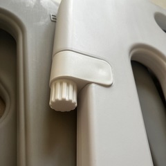 ベビーサークル 200×160 グレー×ホワイト　マットなしの画像