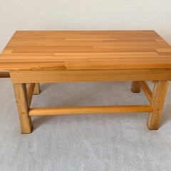 【0円】手作りの木製ローテーブルの画像