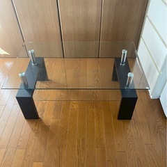 ガラス　ローテーブルの画像