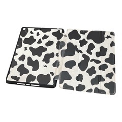 牛柄折りたたみ式iPadケースの画像