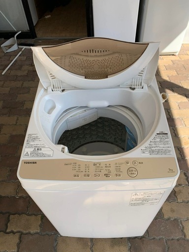 洗濯機(TOSHIBA 2020年製　5kg)