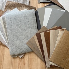 断熱材端材　壁紙　床　メラミン　サンプルセットの画像