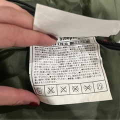 ◯①coleman 寝袋の画像