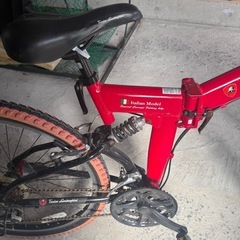 
トニーノ・ランボルギーニ折畳自転車アルミWサスFD-MTB26（18speed） の画像