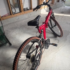 
トニーノ・ランボルギーニ折畳自転車アルミWサスFD-MTB26（18speed） の画像