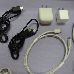 ( E-1061 )Type-C to Type-Cケーブル１０本アダプター２個セット⑬ANKERアダプターあり 中古 通電確認済みの画像