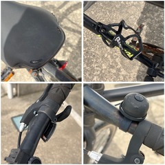 サイクルベースあさひ Asahi REUNION レユニオン クロスバイク 510サイズ スポーツ自転車 自転車 通勤 通学 街乗り 7段/多段ギア メンズ レディース 鍵付き 防犯登録抹消済みの画像