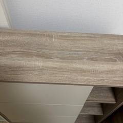 北欧風チェスト・キャビネット（訳あり・木材の臭いあり）の画像