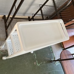 スキマワゴン　隙間収納　ホワイト 中古の画像