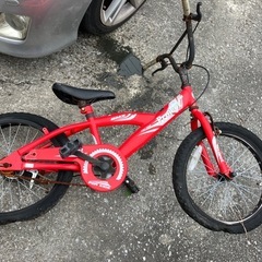 自転車2台。サビが多いです。の画像