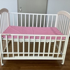 ベビーベッド【町田市再生家具】253571の画像
