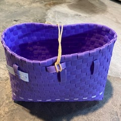 手作りカゴ（早い者勝ち世界でたった一つの一点物）の画像