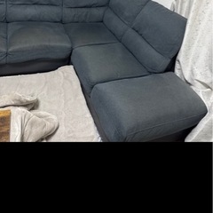 ニトリL字ソファの画像