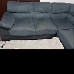 ニトリL字ソファの画像