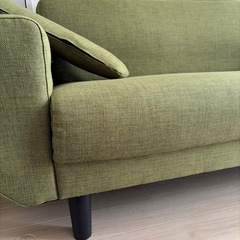 ソファ　緑色の画像