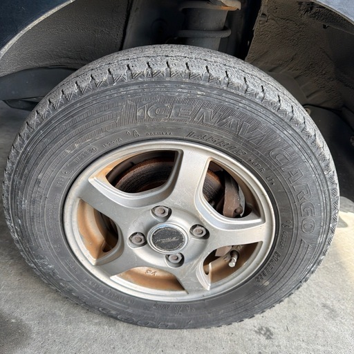 アルミホイール 12インチ 軽トラ タイヤ145R12 6PR LT 4本セット