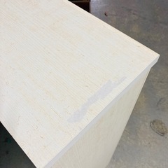 フレンチカントリー風　オープンシェルフ　木目調プリント　棚　の画像