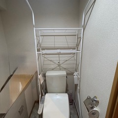 ニトリ　洗濯機ラック　の画像