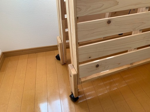 折りたたみスノコベッド　　日本製