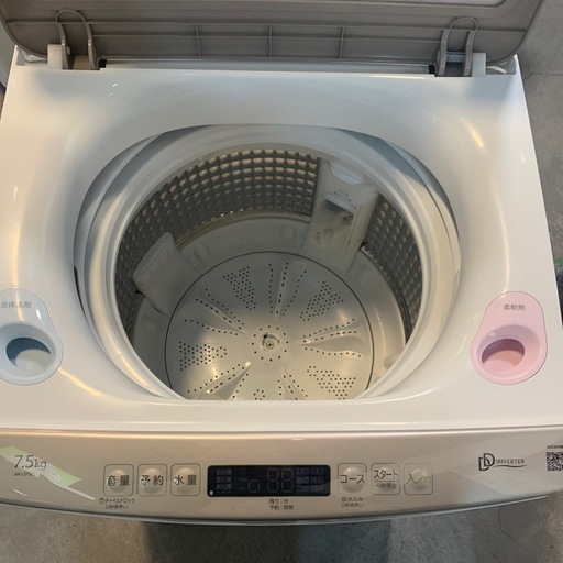 【ジモティー割】Haier 2023年製　7.5kg 洗濯機（ID1903）