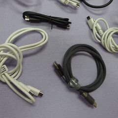 ( E-1062 )Type-C to Type-Cケーブル１０本アダプター２個セット⑭ANKERアダプター 中古 通電確認済みの画像