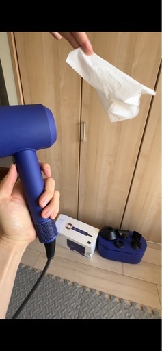 Dyson Supersonic Ionic ヘアドライヤー ビンカブルー/ロゼ 収納ボックス付き