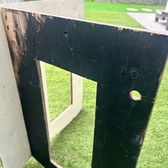 作業台の脚（クロス台）折りたたみテーブルの画像