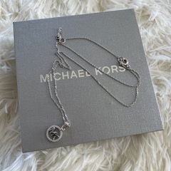 【未使用品】MICHEAL KORS マイケルコース Ag925 シルバーネックレス シルバー ネックレスの画像