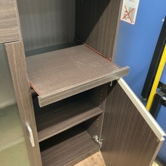 リユースマン倉敷、キッチンカウンター、ブラウン、キッチン、収納の画像