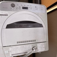 【取りに来てくれる方】 シャープ 洗濯機 6.0kg 2021年製 ES-GE6E-Tの画像