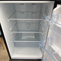 2022年　ハイセンス  冷蔵庫　162L 黒の画像