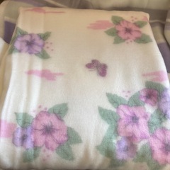  未使用 / 新品 / 毛毯調 敷きパッド シーツ 圧縮して発送の画像
