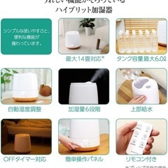 ハイブリット加湿器 大容量6！マクゼンの画像
