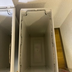 【今週末まで】無印良品　キャスター付きゴミ箱セットの画像