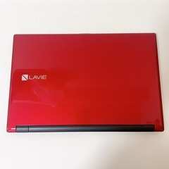 【美品】NEC LAVIE ラビィ ノートパソコン 赤 レッド Windows11 SSDの画像